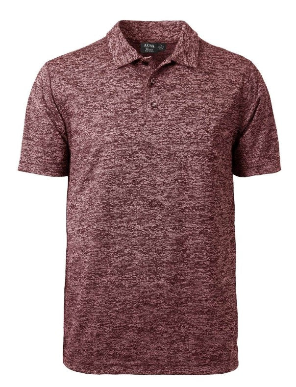 Akwa Men's Honeycomb Jacquard Polo