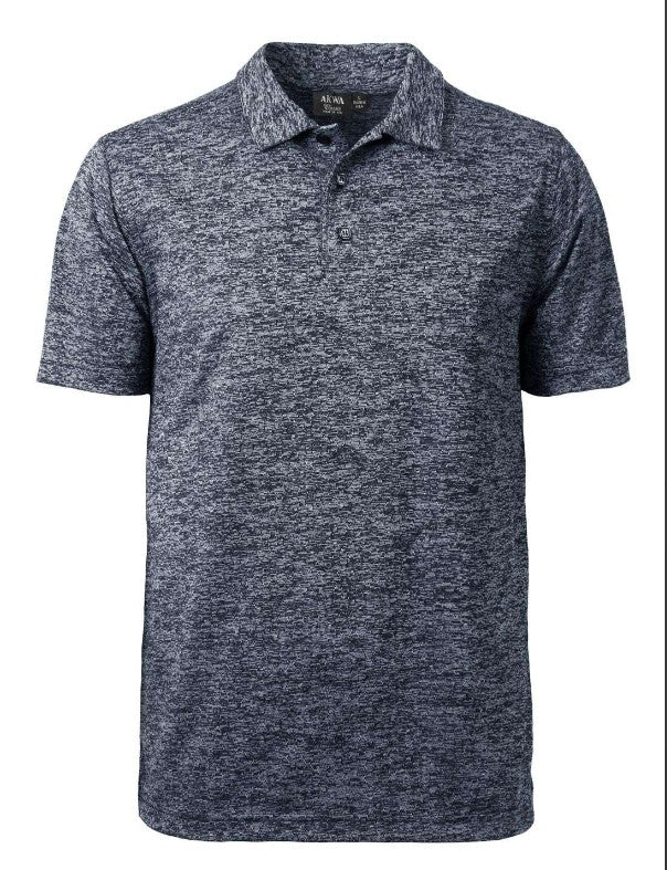 Akwa Men's Honeycomb Jacquard Polo