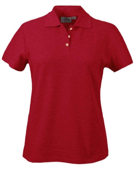 Akwa Ladies' Cotton Pique Polo