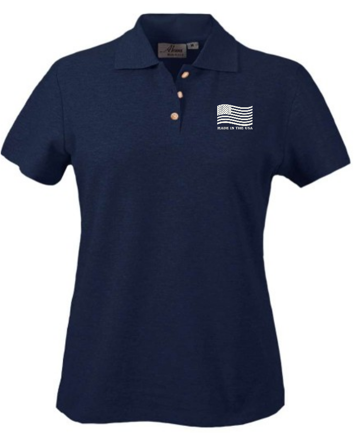 Akwa Ladies' Cotton Pique Polo