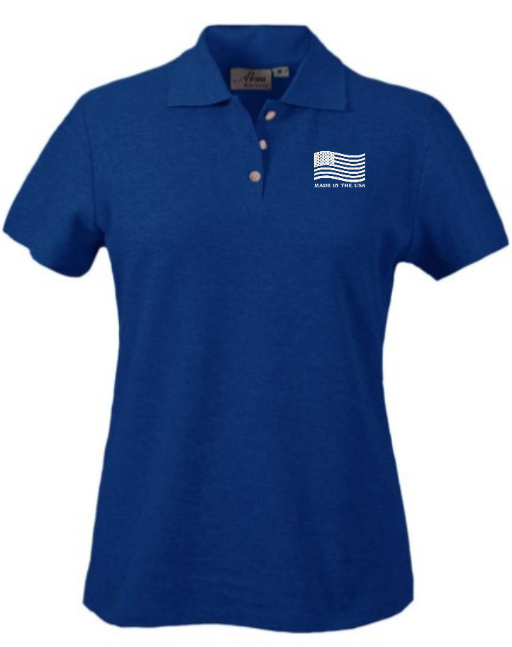 Akwa Ladies' Cotton Pique Polo