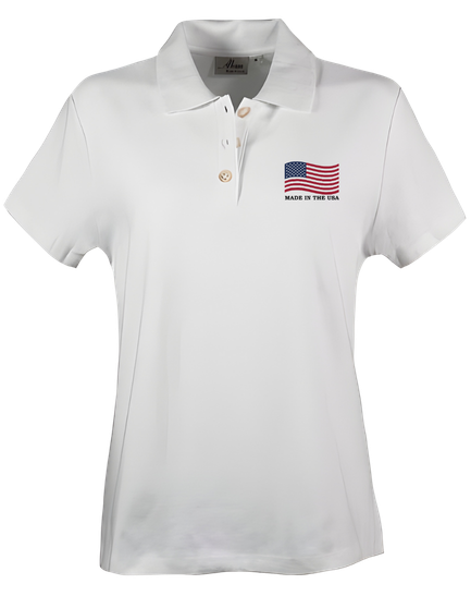 Akwa Ladies' Cotton Pique Polo