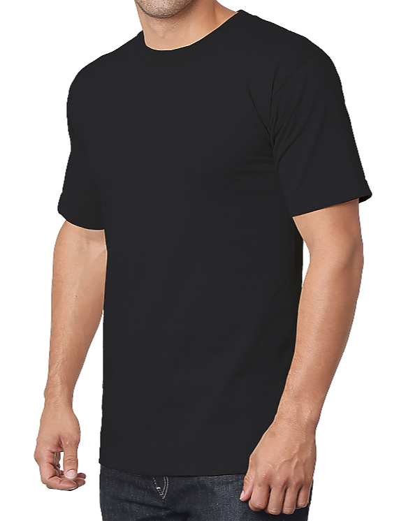 Bayside Made in USA Heavyweight 6.1 oz Combed Ring-Spun Soft Tee