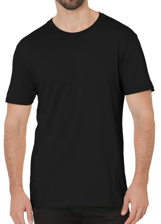 Bayside Unisex Fine Jersey Crew
